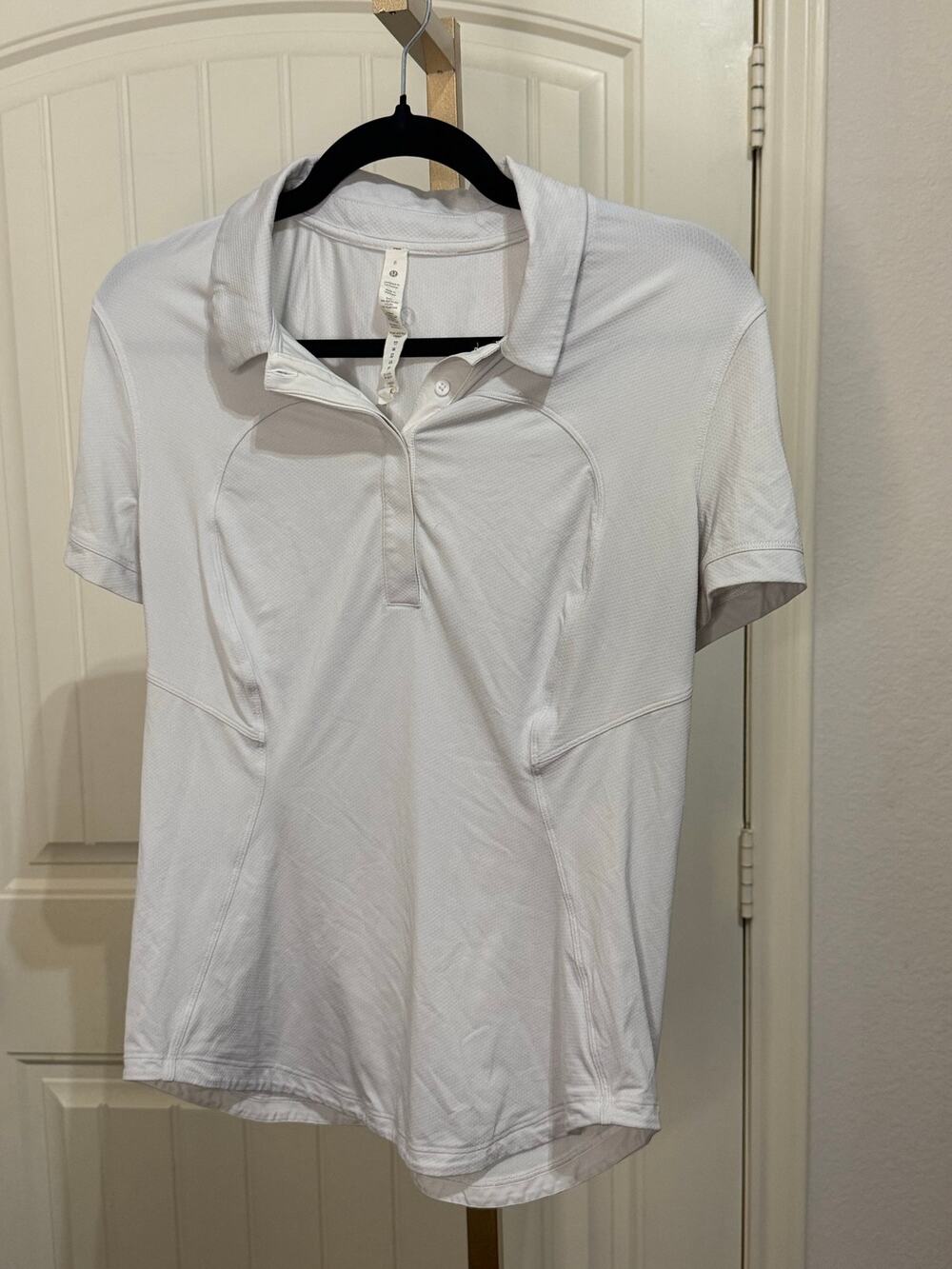 Lululemon Quick Dry Short Sleeve Polo Size 8